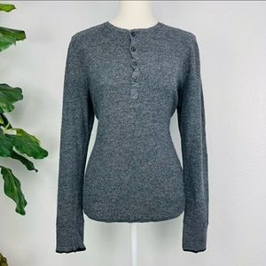 Rag & Bone Merino Henley Sweater Size L